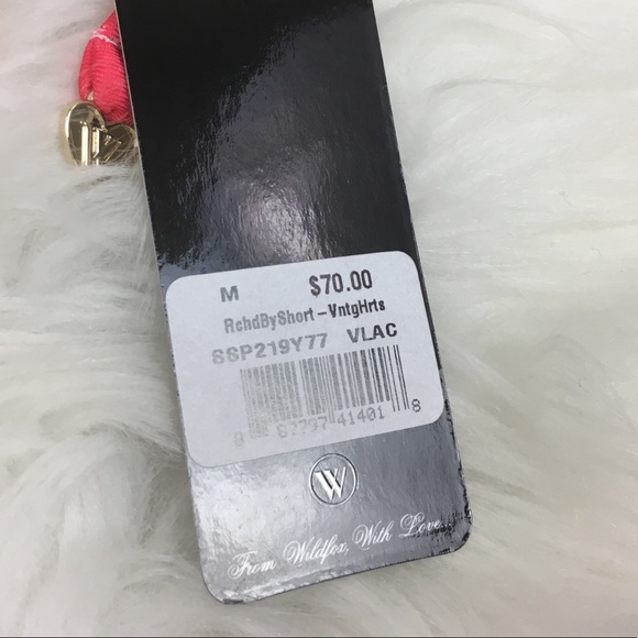 WILDFOX | Rainbow Heart Print Bikini Bottoms-E90 - Picture 5 of 8